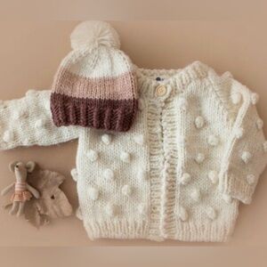 Cozy Cream Knit Sweater for Kids